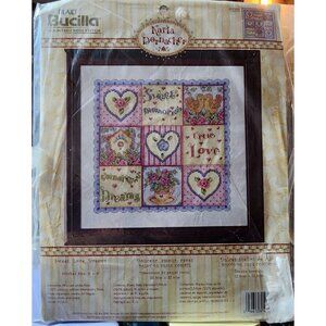 Plaid Bucilla Count Cross Stitch Karla Dornacher - Sweet, Love, Dreams